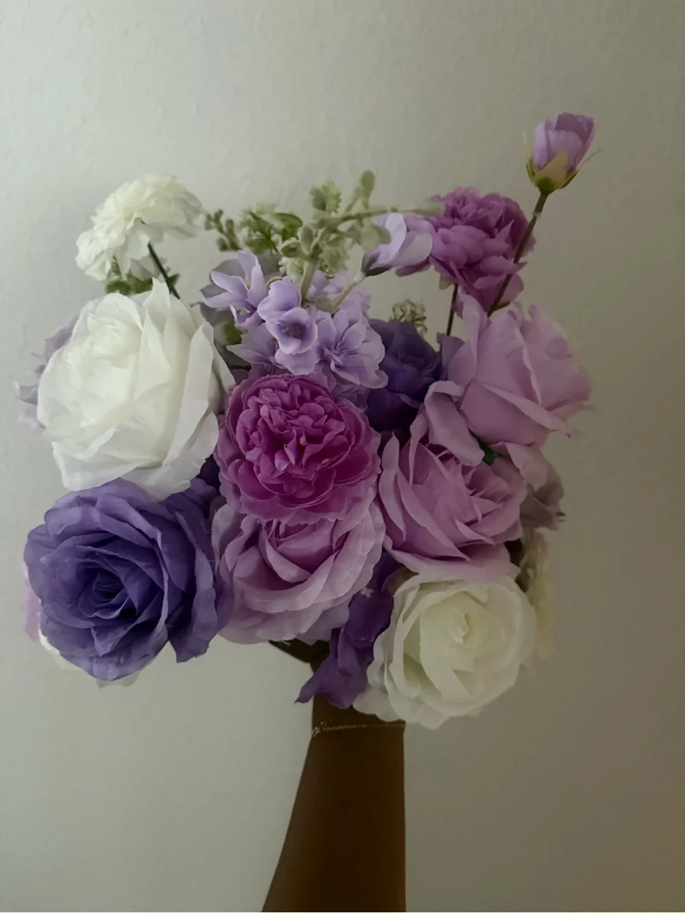 Unbranded Lavender and White Artificial Flower Bouquet - Home Accent